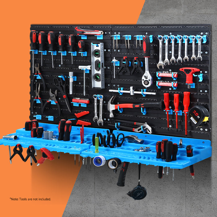 Ultimate Garage Tool Storage Solution Wall Mounted Rack with 108 Bins Tools > Tools Storage Giantz    - Micks Gone Bush