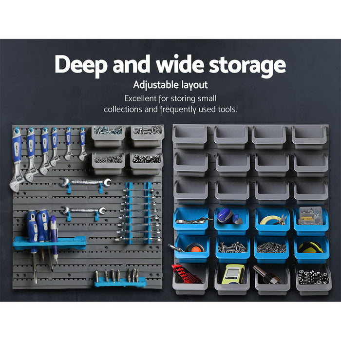 Organized Garage Tool and Bin Storage Solution Tools > Tools Storage Giantz    - Micks Gone Bush