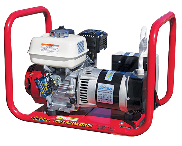 Genelite Honda GX200 3.3kVA Generator Worksite Approved Generator Genelite    - Micks Gone Bush