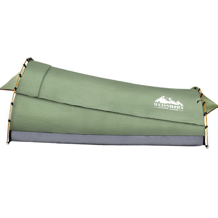 Weisshorn Double Swag Camping Swag with Waterproof Canvas Tent and Mattress Outdoor > Camping Weisshorn    - Micks Gone Bush