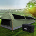 Weisshorn Swags King Single Camping Swag Canvas Tent Deluxe Outdoor > Camping Weisshorn    - Micks Gone Bush