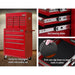 Giantz 14 Drawer Steel Tool Cabinet Chest Mechanic Garage Storage Trolley Red Tools > Tools Storage Giantz    - Micks Gone Bush