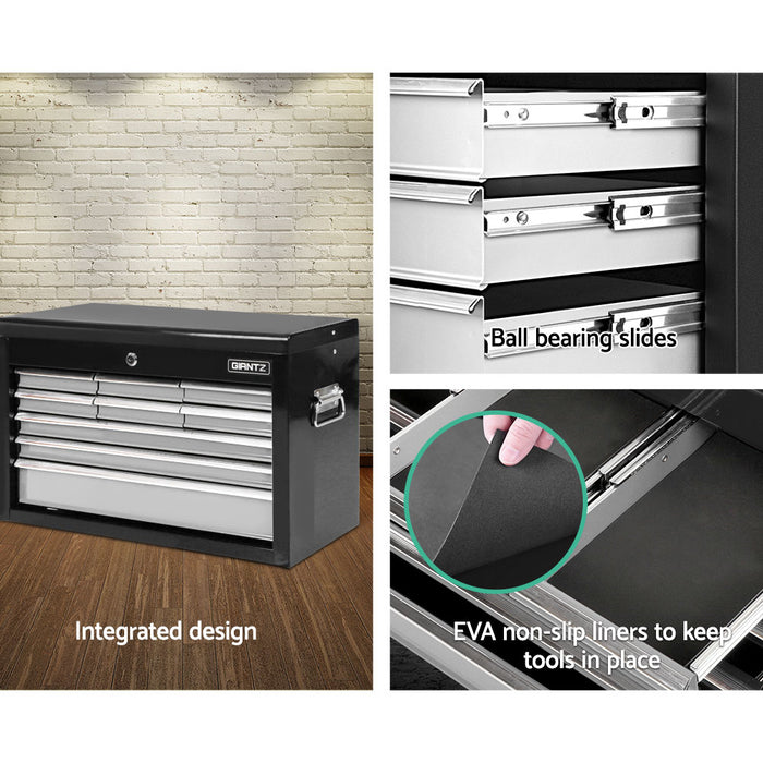 Giantz 9-Drawer Steel Tool Cabinet with Key Lock System and Non-Slip Liners Tools > Tools Storage Giantz    - Micks Gone Bush