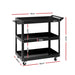 Storage Cart Trolley with Screwdriver Holder and Lockable Castors Tools > Tools Storage Giantz    - Micks Gone Bush