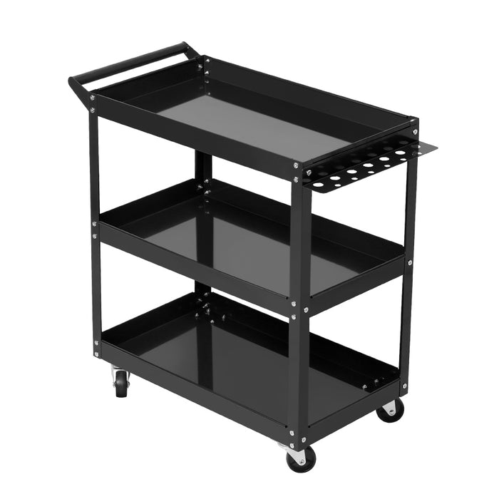 Storage Cart Trolley with Screwdriver Holder and Lockable Castors Tools > Tools Storage Giantz    - Micks Gone Bush