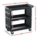 Maximise Efficiency Giantz 3-Tier Tool Cart with Garage Pegboard Hooks Tools > Tools Storage Giantz    - Micks Gone Bush