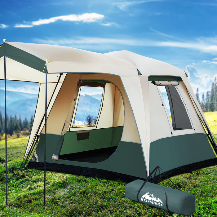 Weisshorn Instant Up Camping Tent 4 Person Pop up Tents Family Hiking Dome Camp Outdoor > Camping Weisshorn    - Micks Gone Bush