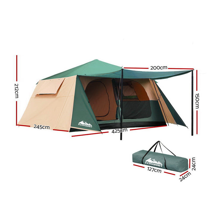 Weisshorn Instant Up Camping Tent 8 Person Pop up Tents Family Hiking Dome Camp Outdoor > Camping Weisshorn    - Micks Gone Bush