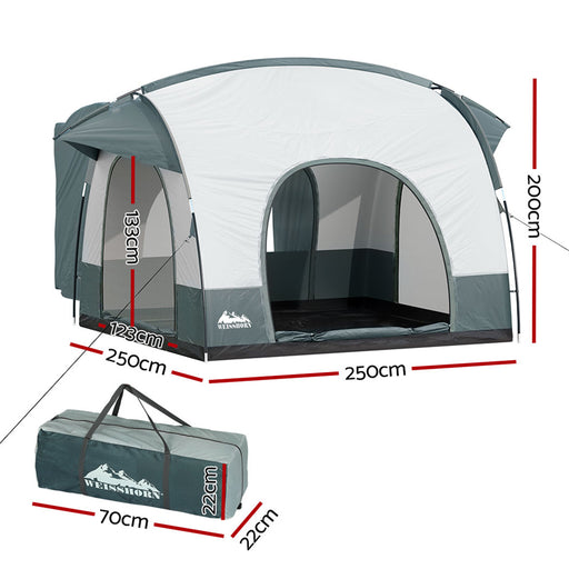 Weisshorn Camping Tent SUV Car Rear Extension Canopy Outdoor Portable Family 4WD Outdoor > Camping Weisshorn    - Micks Gone Bush