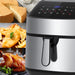Kitchen Couture 11.5 Litre Air Fryer Multifunctional LCD Digital Display Silver Appliances > Kitchen Appliances Micks Gone Bush    - Micks Gone Bush