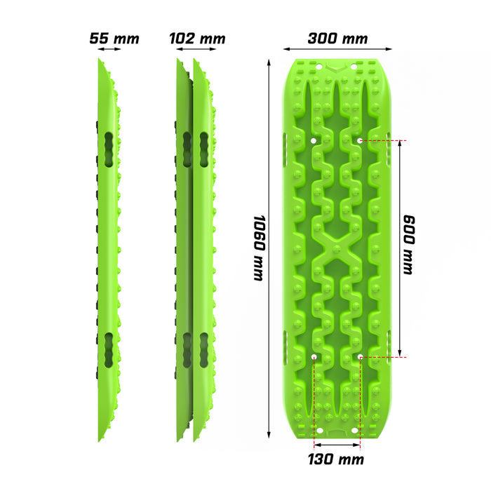 X-BULL Hitch Receiver 5T Recovery Receiver With 2PCS Recovery tracks Boards Gen3.0 Green Auto Accessories > 4WD & Recovery Micks Gone Bush    - Micks Gone Bush