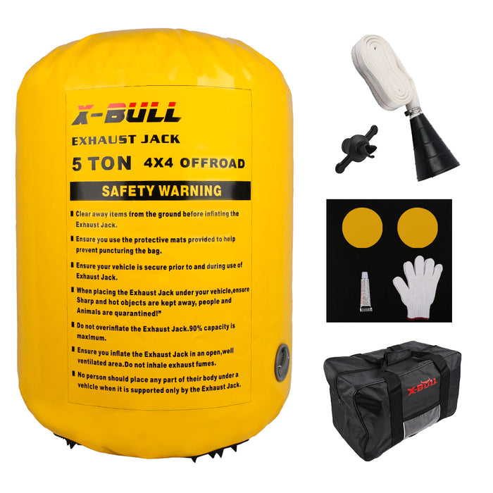 X-BULL Air Jack Recovery Exhaust Jack Kits 5T Air Bag Multi Layer Truck Rescue Auto Accessories > 4WD & Recovery Micks Gone Bush    - Micks Gone Bush