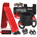 X-BULL 4X4 Recovery Kit Kinetic Recovery Rope Snatch Strap/ soft shackle/ 2PCS Recovery Tracks 4WD Gen3.0 Red Auto Accessories > 4WD & Recovery X-BULL    - Micks Gone Bush