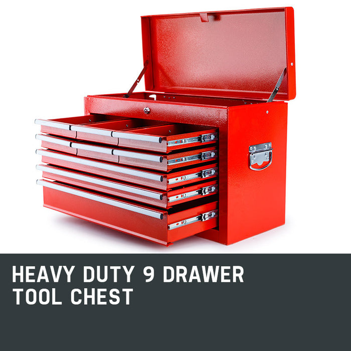 Compact 9-Drawer Tool Chest for Mechanic Garage Storage Tools > Tools Storage Micks Gone Bush    - Micks Gone Bush