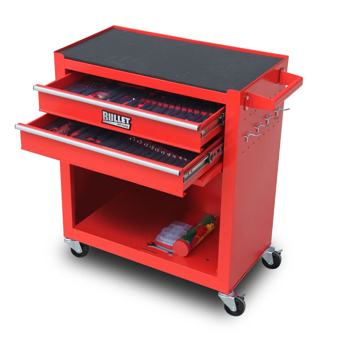 Bullet 622 Piece Tool Chest on Wheels Compact Steel Storage Set Red Tools > Tools Storage Micks Gone Bush    - Micks Gone Bush