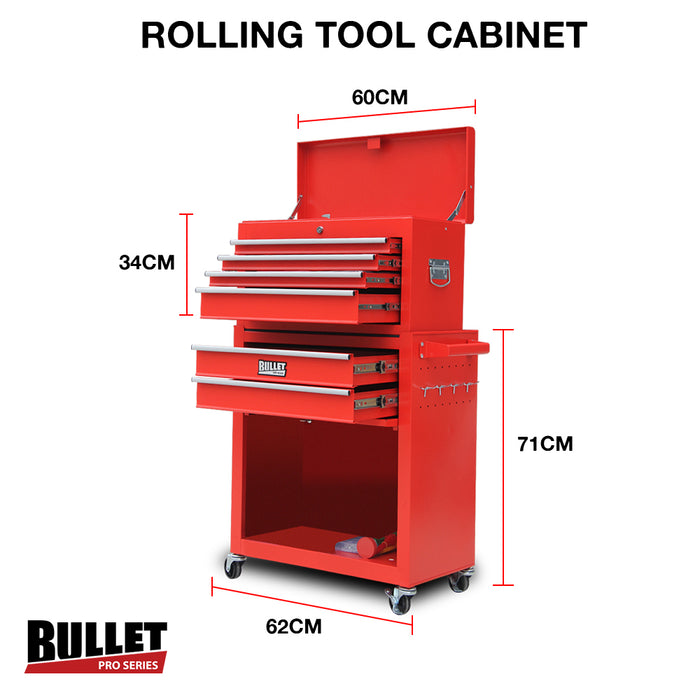 RED Steel Rolling Tool Cabinet Trolley Set with 1100 Pieces Tools > Tools Storage Micks Gone Bush    - Micks Gone Bush