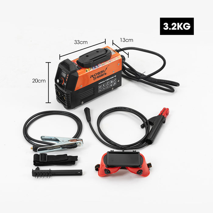 Weld Like a Pro ROSSI 160 Amp Portable Inverter Arc Welder Tools > Power Tools ROSSI    - Micks Gone Bush