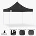 Wallaroo Gazebo Tent Marquee 3x3 PopUp Outdoor Black Home & Garden > Shading Micks Gone Bush    - Micks Gone Bush