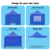 Wallaroo Gazebo Tent Marquee 3x3 PopUp Outdoor- Blue Home & Garden > Shading Micks Gone Bush    - Micks Gone Bush