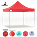 Wallaroo Gazebo Tent Marquee 3x3 PopUp Outdoor  Red Home & Garden > Shading Micks Gone Bush    - Micks Gone Bush