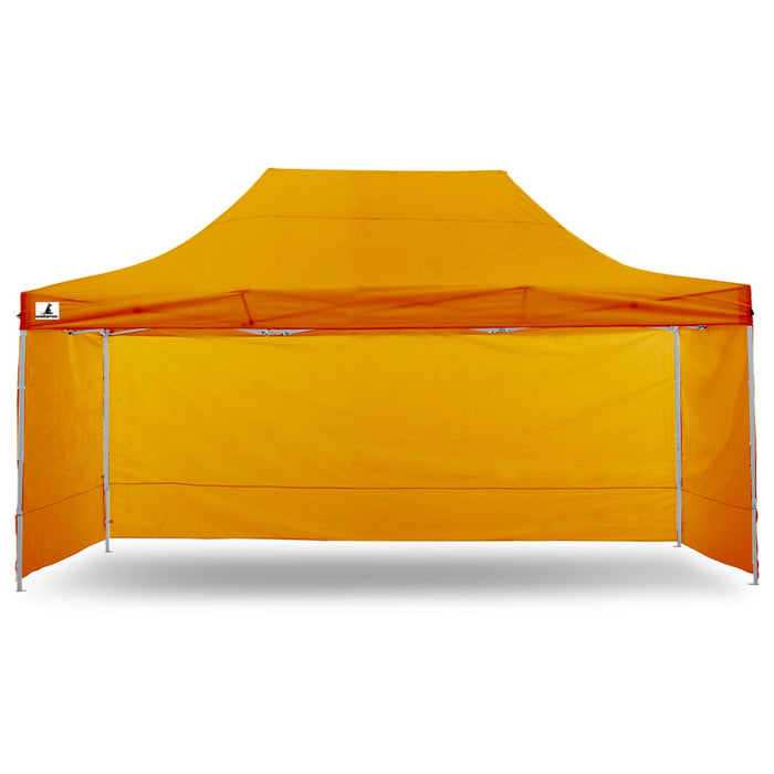 Wallaroo Gazebo Tent Marquee 3x4.5m PopUp Outdoor Orange Home & Garden > Shading Micks Gone Bush    - Micks Gone Bush