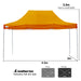 Wallaroo Gazebo Tent Marquee 3x4.5m PopUp Outdoor Orange Home & Garden > Shading Micks Gone Bush    - Micks Gone Bush