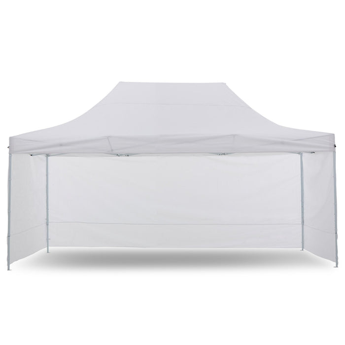 Wallaroo Gazebo Tent Marquee 3x4.5m PopUp Outdoor White Home & Garden > Shading Micks Gone Bush    - Micks Gone Bush