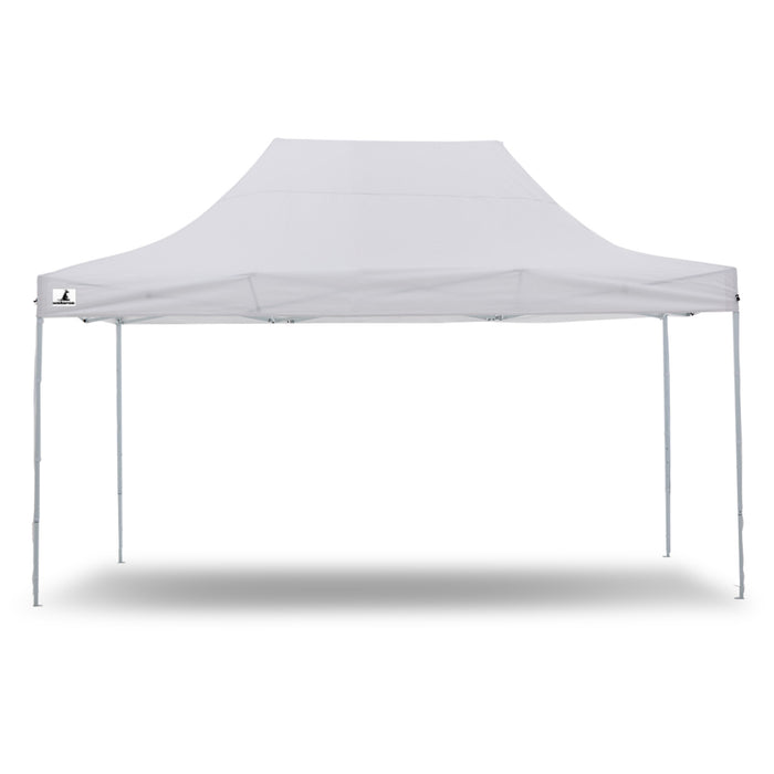 Wallaroo Gazebo Tent Marquee 3x4.5m PopUp Outdoor White Home & Garden > Shading Micks Gone Bush    - Micks Gone Bush