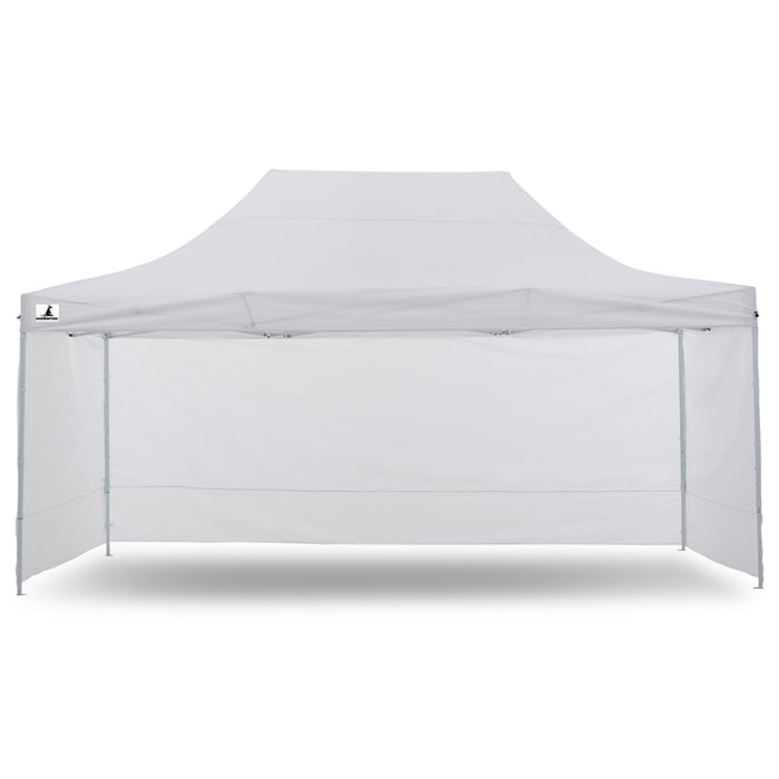 Wallaroo Gazebo Tent Marquee 3x4.5m PopUp Outdoor White Home & Garden > Shading Micks Gone Bush    - Micks Gone Bush