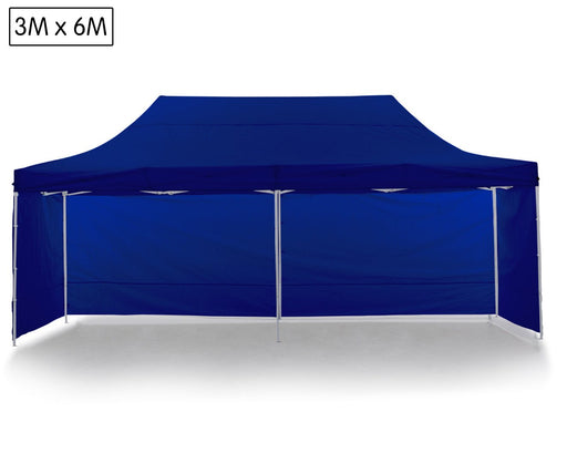 Wallaroo Gazebo Tent Marquee 3x6m PopUp Outdoor Wallaroo Blue Home & Garden > Shading Micks Gone Bush    - Micks Gone Bush