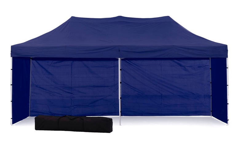 Wallaroo Gazebo Tent Marquee 3x6m PopUp Outdoor Wallaroo Blue Home & Garden > Shading Micks Gone Bush    - Micks Gone Bush