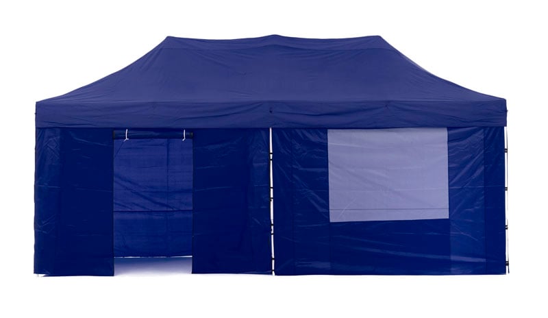 Wallaroo Gazebo Tent Marquee 3x6m PopUp Outdoor Wallaroo Blue Home & Garden > Shading Micks Gone Bush    - Micks Gone Bush