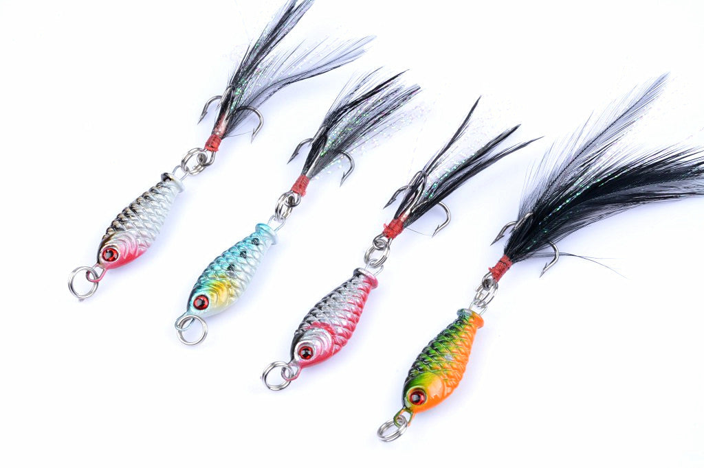 4x 6g Metal Spoon Fishing Hard Lure Spinner Spoon Baits Outdoor > Fishing Micks Gone Bush    - Micks Gone Bush