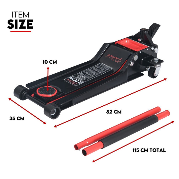 Durable Lifting 2 Ton Hydraulic Trolley Jack with Dual Pump 70-610MM Tools > Other Tools Micks Gone Bush    - Micks Gone Bush