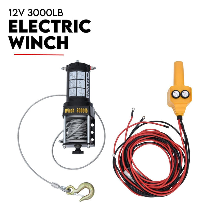 Enhance Vehicle Utility 800kg Electric Swivel Crane Hoist for UTEs and Trucks Tools > Power Tools Micks Gone Bush    - Micks Gone Bush