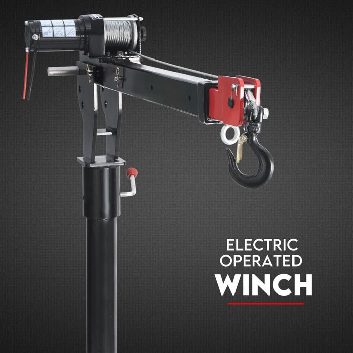 Enhance Vehicle Utility 800kg Electric Swivel Crane Hoist for UTEs and Trucks Tools > Power Tools Micks Gone Bush    - Micks Gone Bush