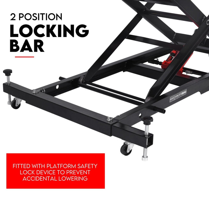 Effortless Bike Raising 500kg Motorcycle Hydraulic Lift Table with Air Jack Auto Accessories > Auto Accessories Others Micks Gone Bush    - Micks Gone Bush