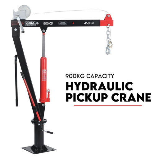 Efficient Hauling 900kg Hydraulic Swivel Crane for Ute and Truck Tools > Power Tools Micks Gone Bush    - Micks Gone Bush