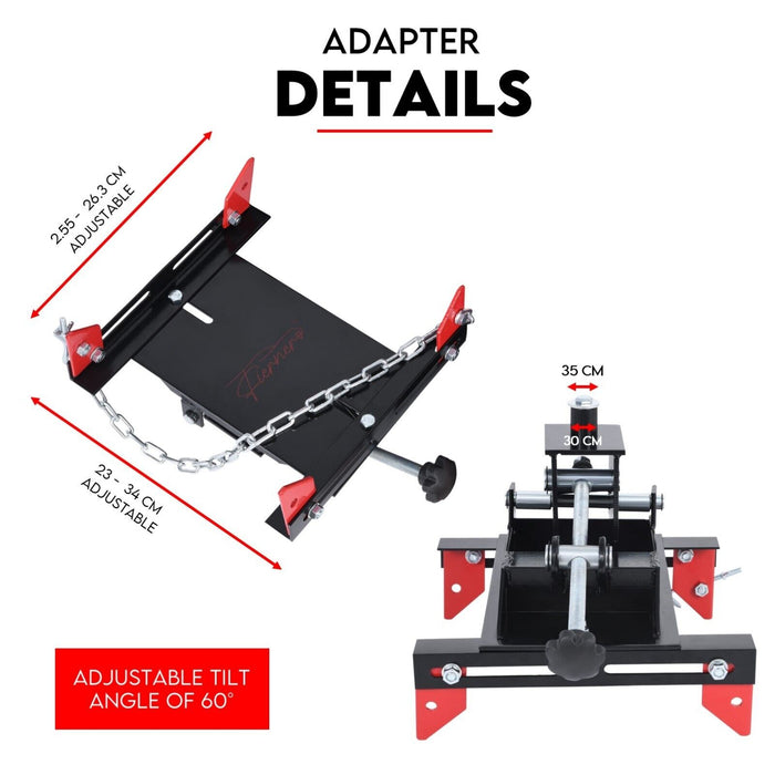 Simplified Gearbox Removal 500KG Transmission Jack Adapter Automotive Tool Auto Accessories > Tools Micks Gone Bush    - Micks Gone Bush