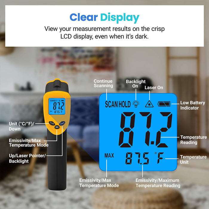 Accurate Temperatures Etekcity 774 Infrared Thermometer Appliances > Kitchen Appliances Micks Gone Bush    - Micks Gone Bush