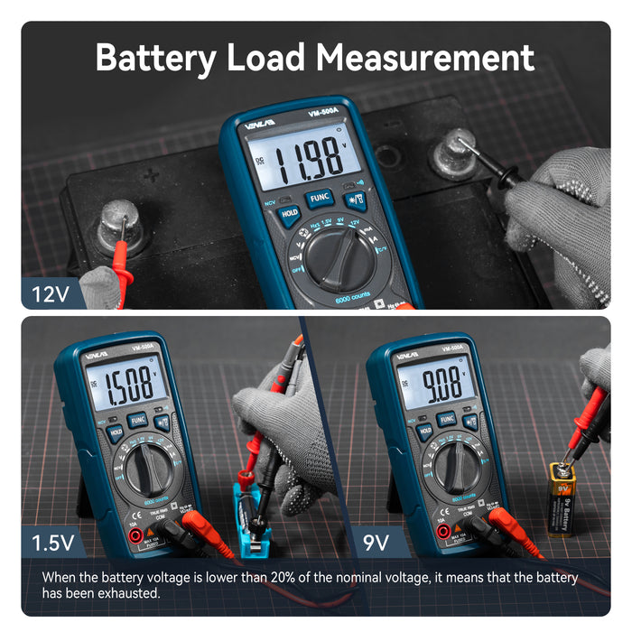 Accurate Readings VENLAB VM500A TRMS Digital Multimeter with 6000 Counts Tools > Other Tools Micks Gone Bush    - Micks Gone Bush