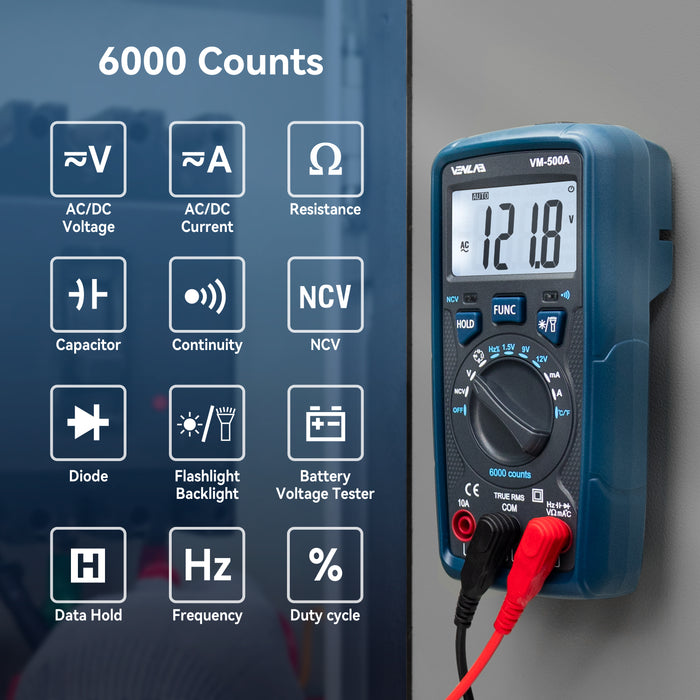 Accurate Readings VENLAB VM500A TRMS Digital Multimeter with 6000 Counts Tools > Other Tools Micks Gone Bush    - Micks Gone Bush