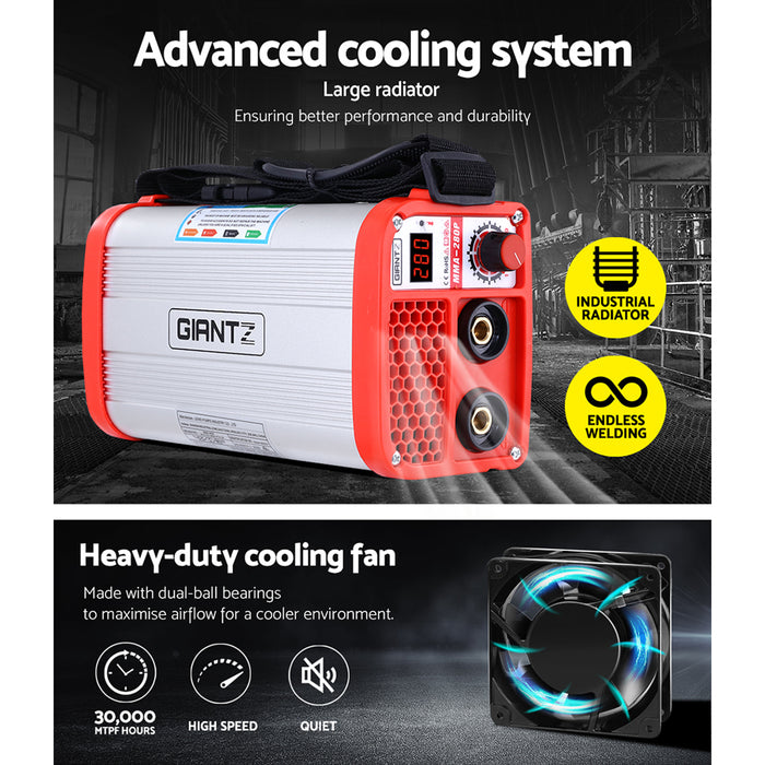 Giantz 280 Amp Inverter Welder DC MMA ARC IGBT Stick Portable Welding Machine Tools > Power Tools Giantz    - Micks Gone Bush